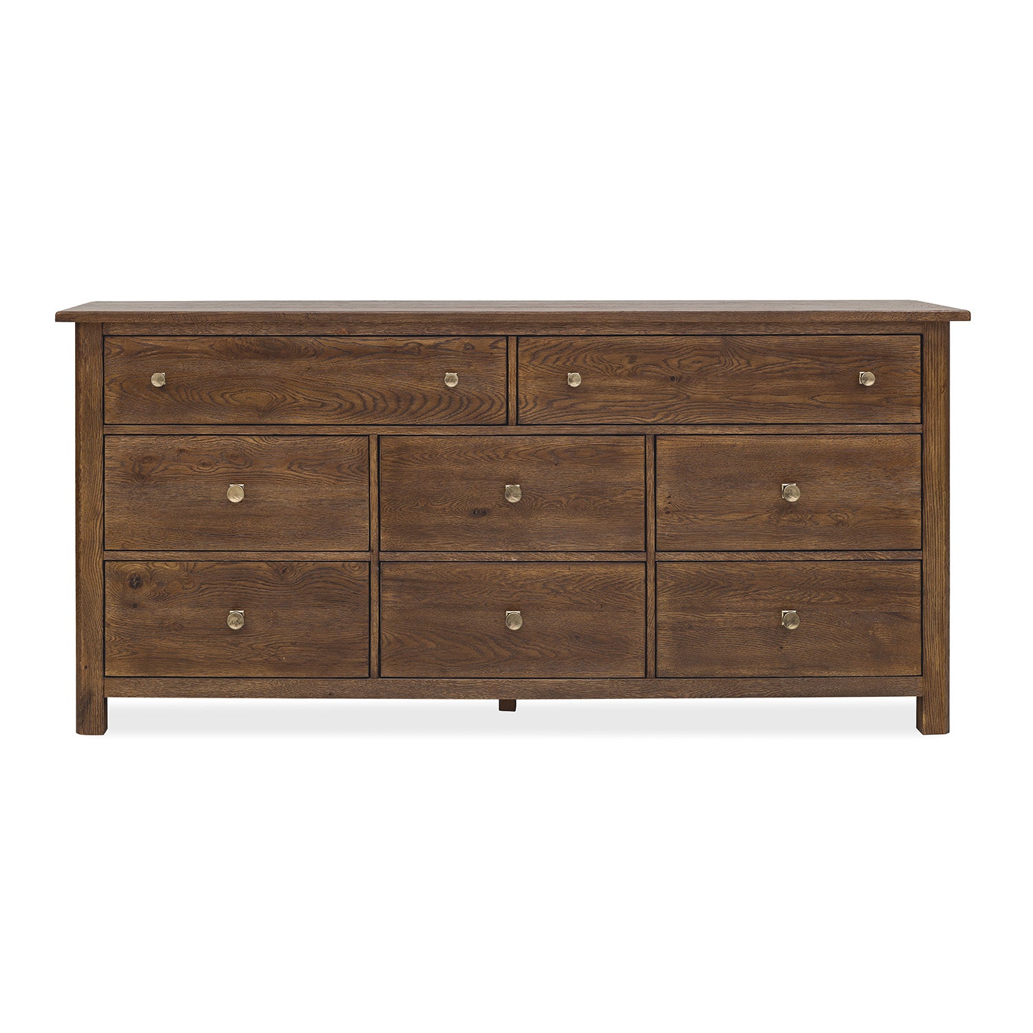 Hooker Furniture Driftwood Worn Saddle Eight-Drawer Dresser