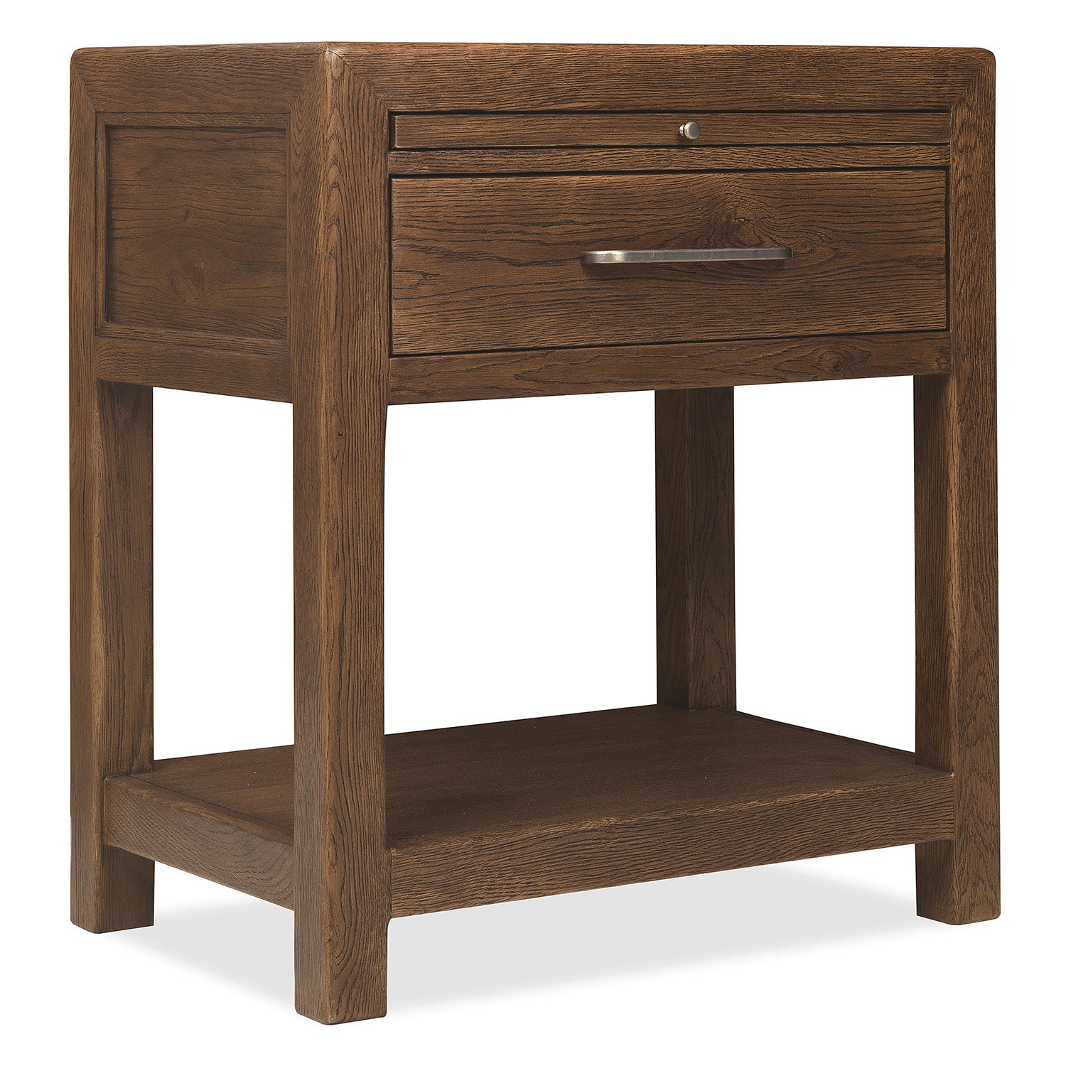 Hooker Furniture Driftwood Word Saddle One-Drawer Nightstand