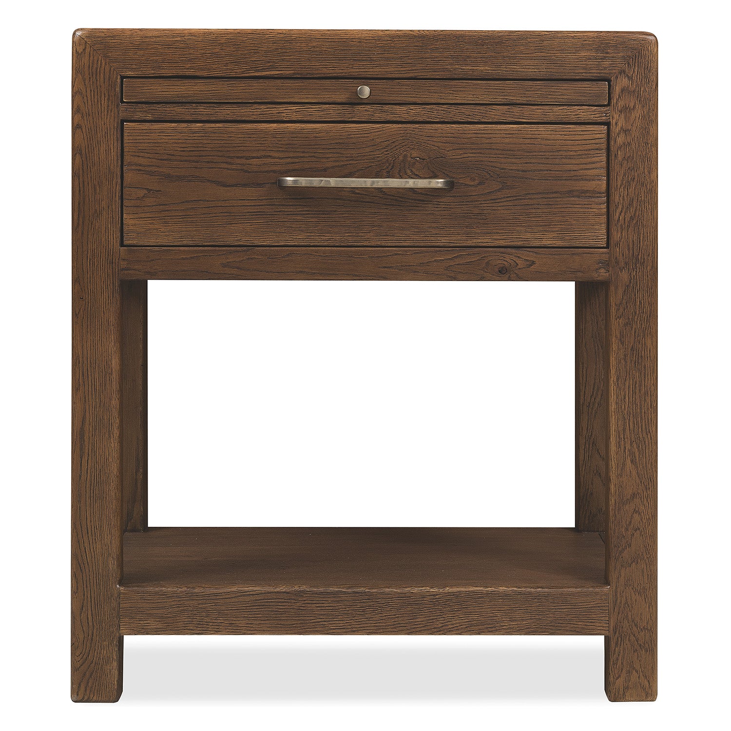 Hooker Furniture Driftwood Word Saddle One-Drawer Nightstand
