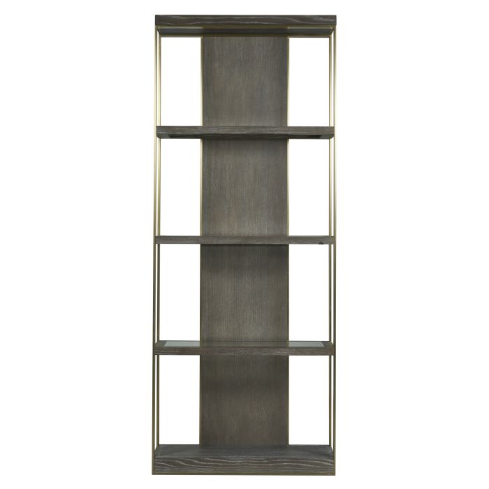 Fairfield Chair x Libby Langdon Wesley Cerused Espresso Etagere