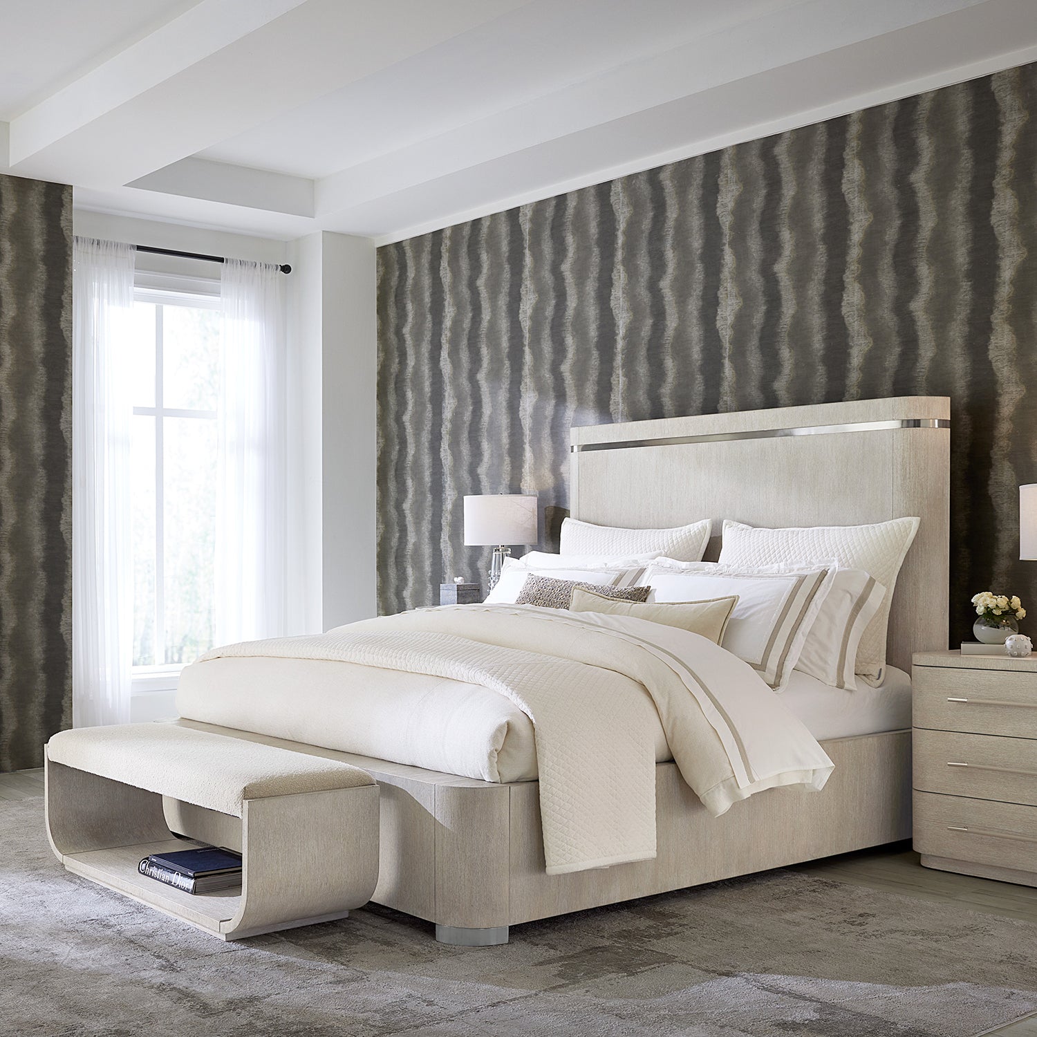 Hooker Furniture Modern Mood Bed Bench