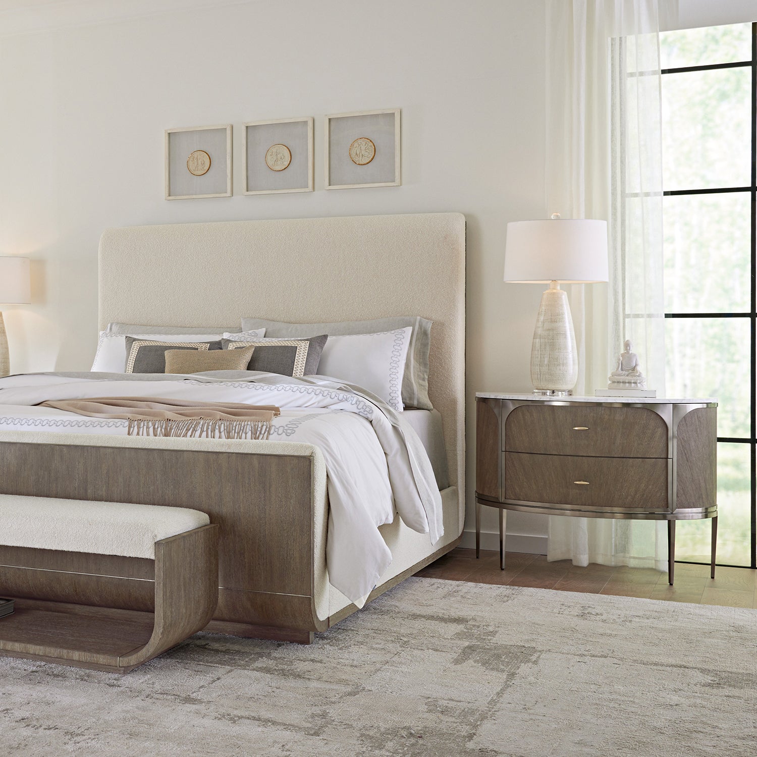 Hooker Furniture Modern Mood Two Drawer Nightstand