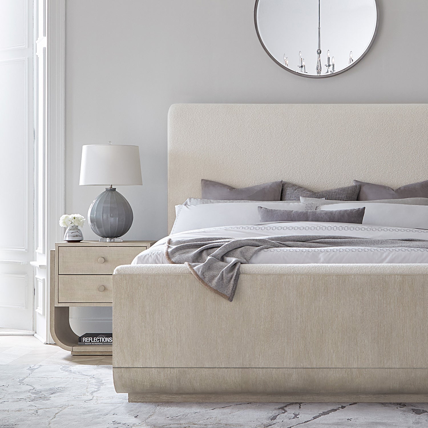 Hooker Furniture Modern Mood Bedroom Two Drawer Nightstand