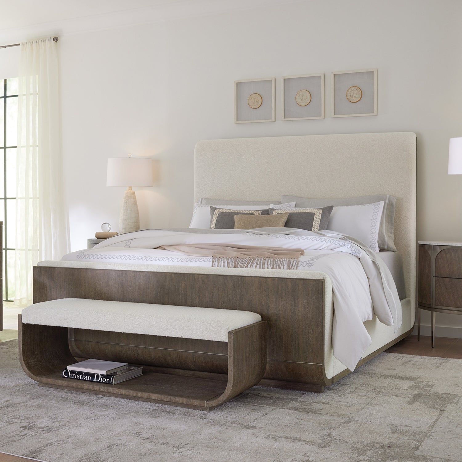 Hooker Furniture Modern Mood Upholstered Panel Bed