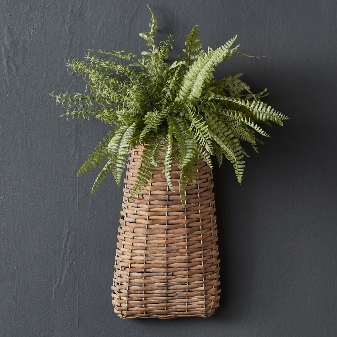 Woven Willow Wall Basket Set of 6