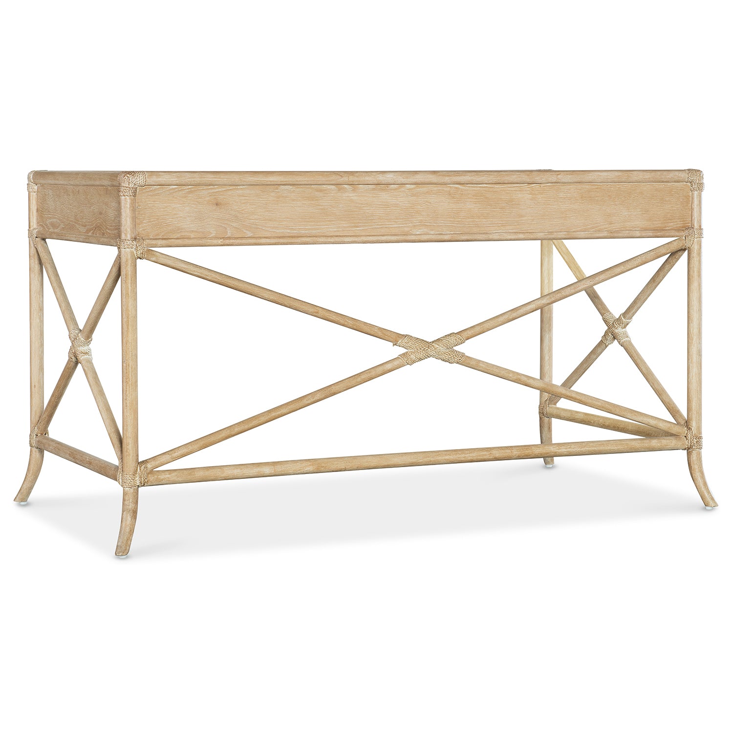 Hooker Furniture Retreat Pole Rattan Writing Desk