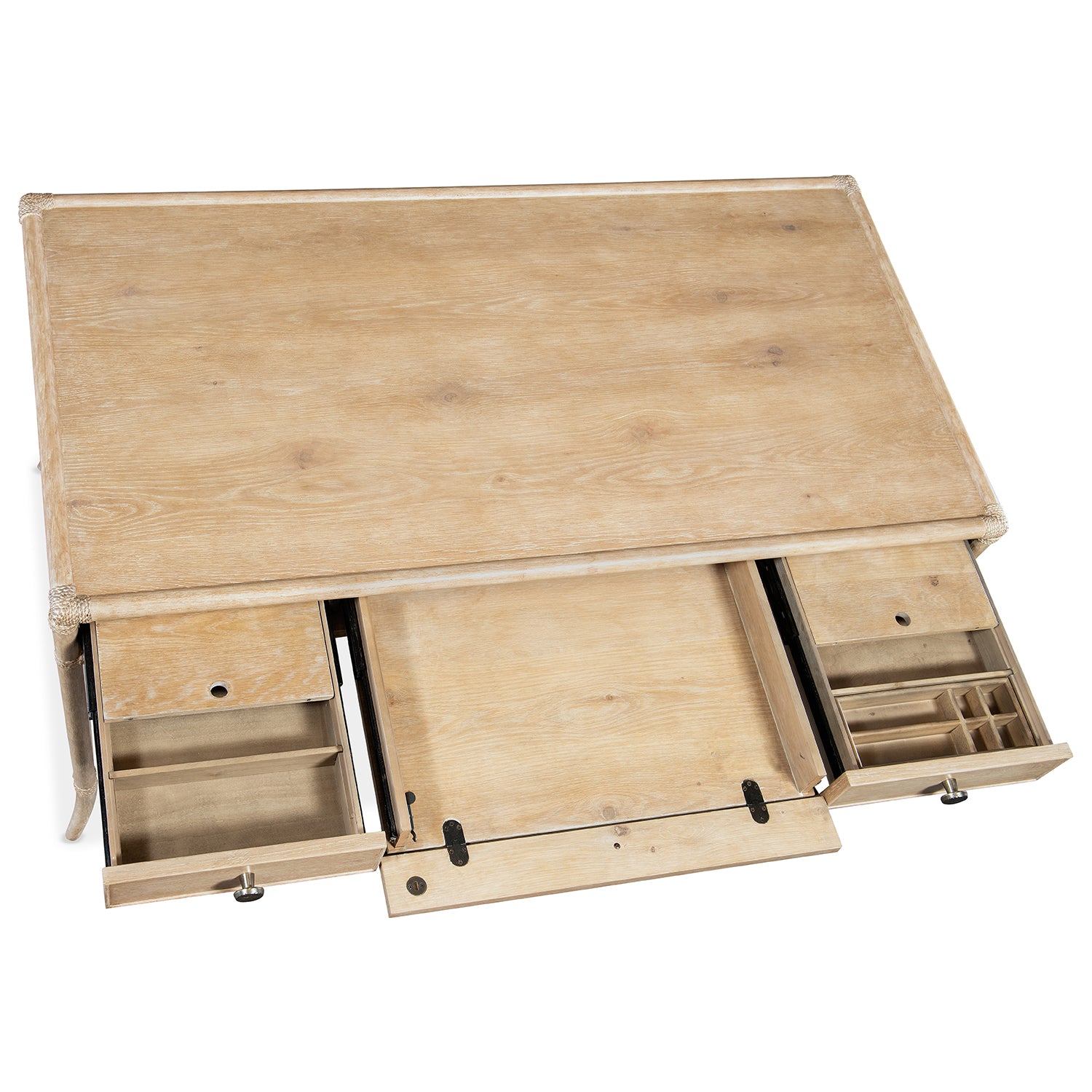 Hooker Furniture Retreat Pole Rattan Writing Desk