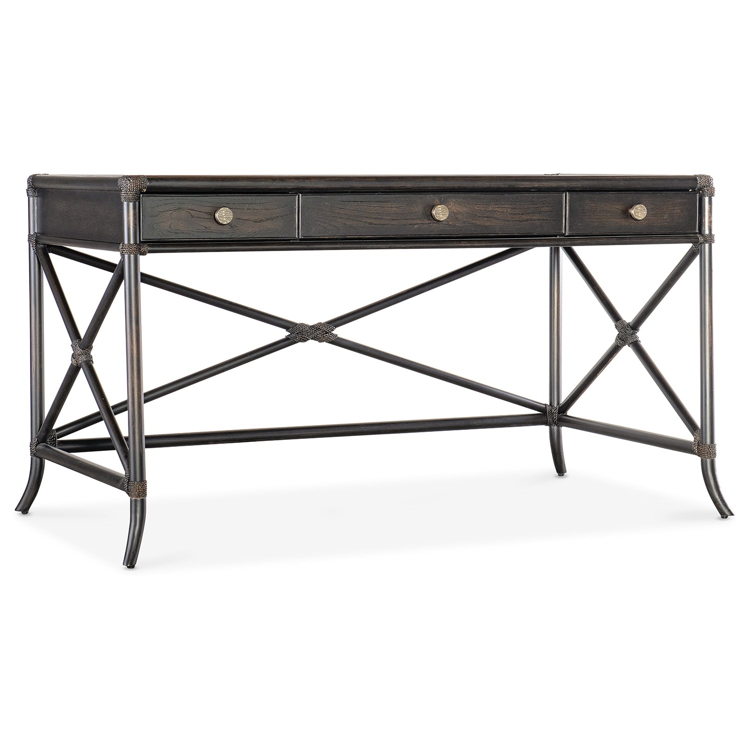 Hooker Furniture Retreat Pole Rattan Writing Desk