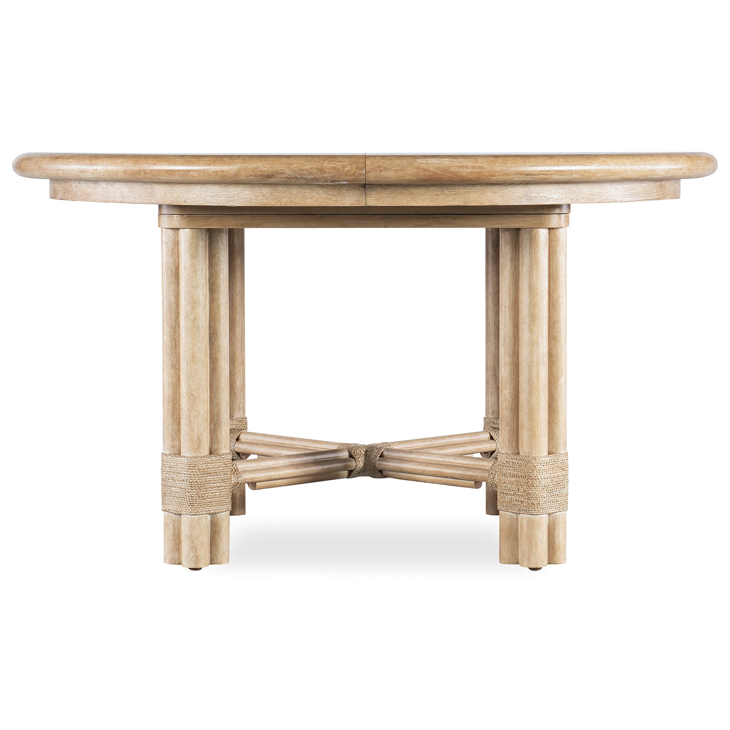 Hooker Furniture Retreat Pole Rattan Round Dining Table