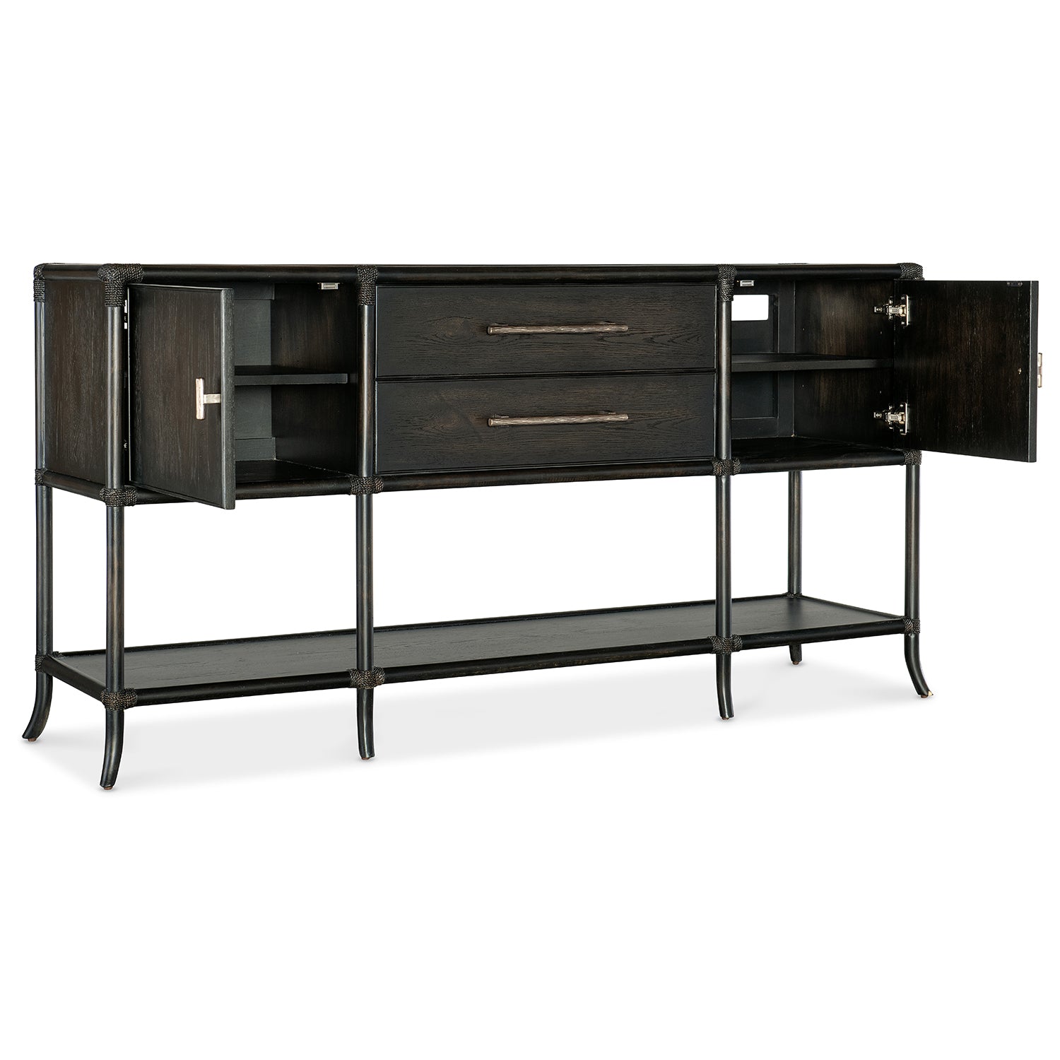 Hooker Furniture Retreat Pole Rattan Sideboard