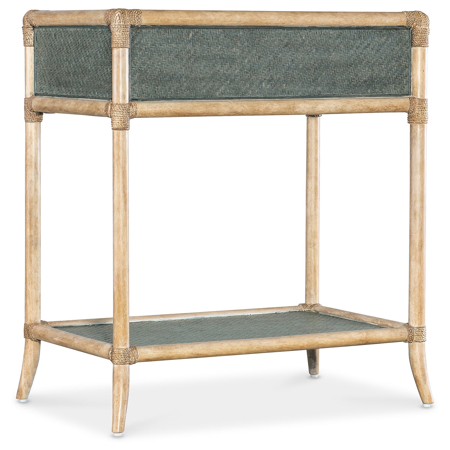 Hooker Furniture Retreat Pole Rattan Bedside Table