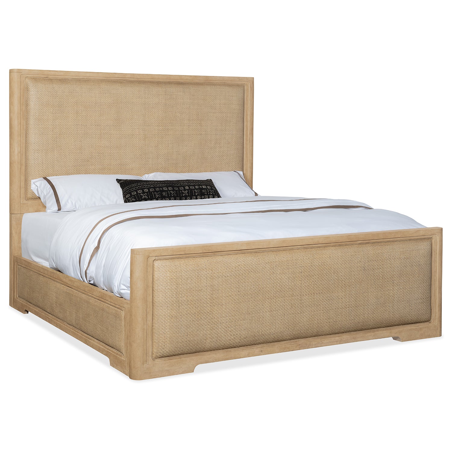 Hooker Furniture Retreat Cane Panel Bed
