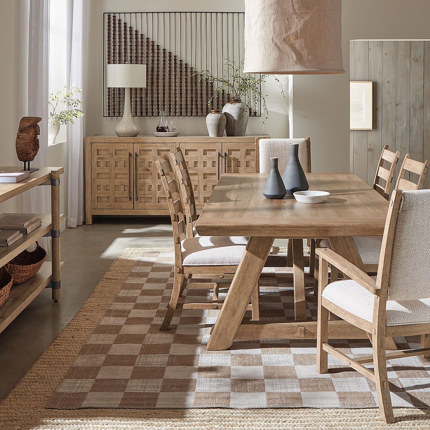 Hooker Furniture Vineyard Row Rectangle Dining Table