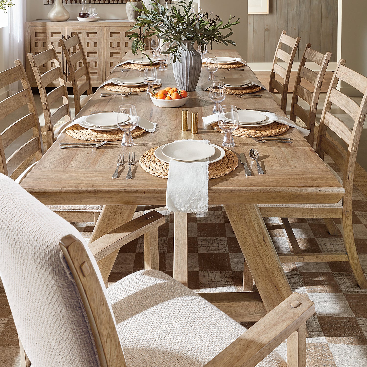 Hooker Furniture Vineyard Row Rectangle Dining Table