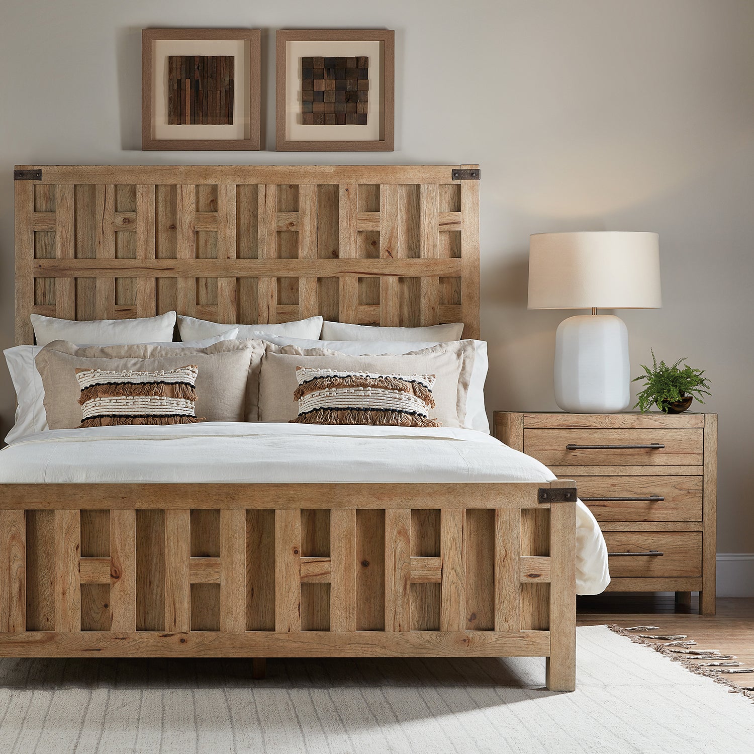 Hooker Furniture Vineyard Row Three-Drawer Nightstand