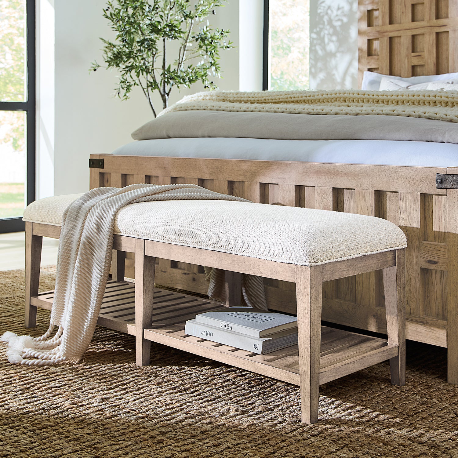 Hooker Furniture Vineyard Row Bed Bench