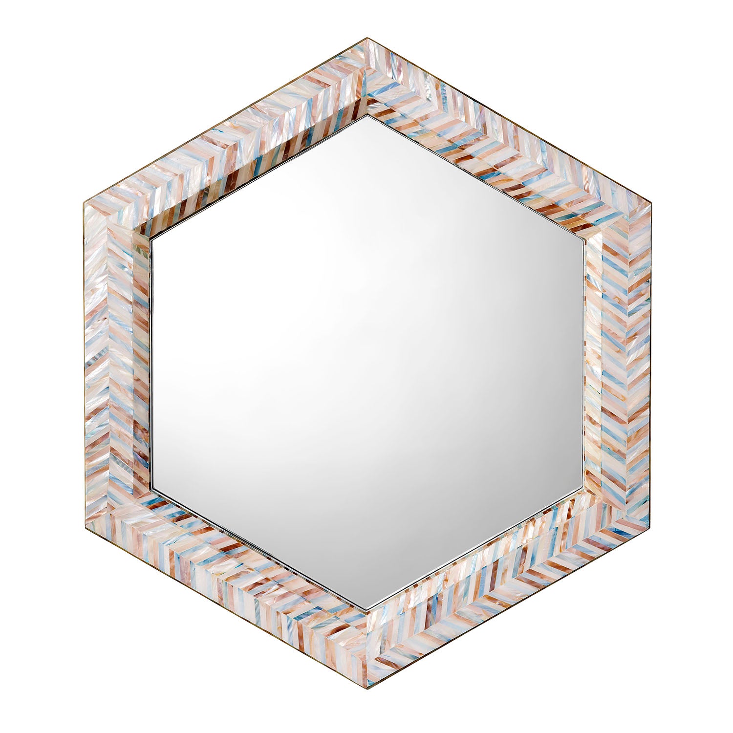 Jamie Young Academy Hexagon Wall Mirror