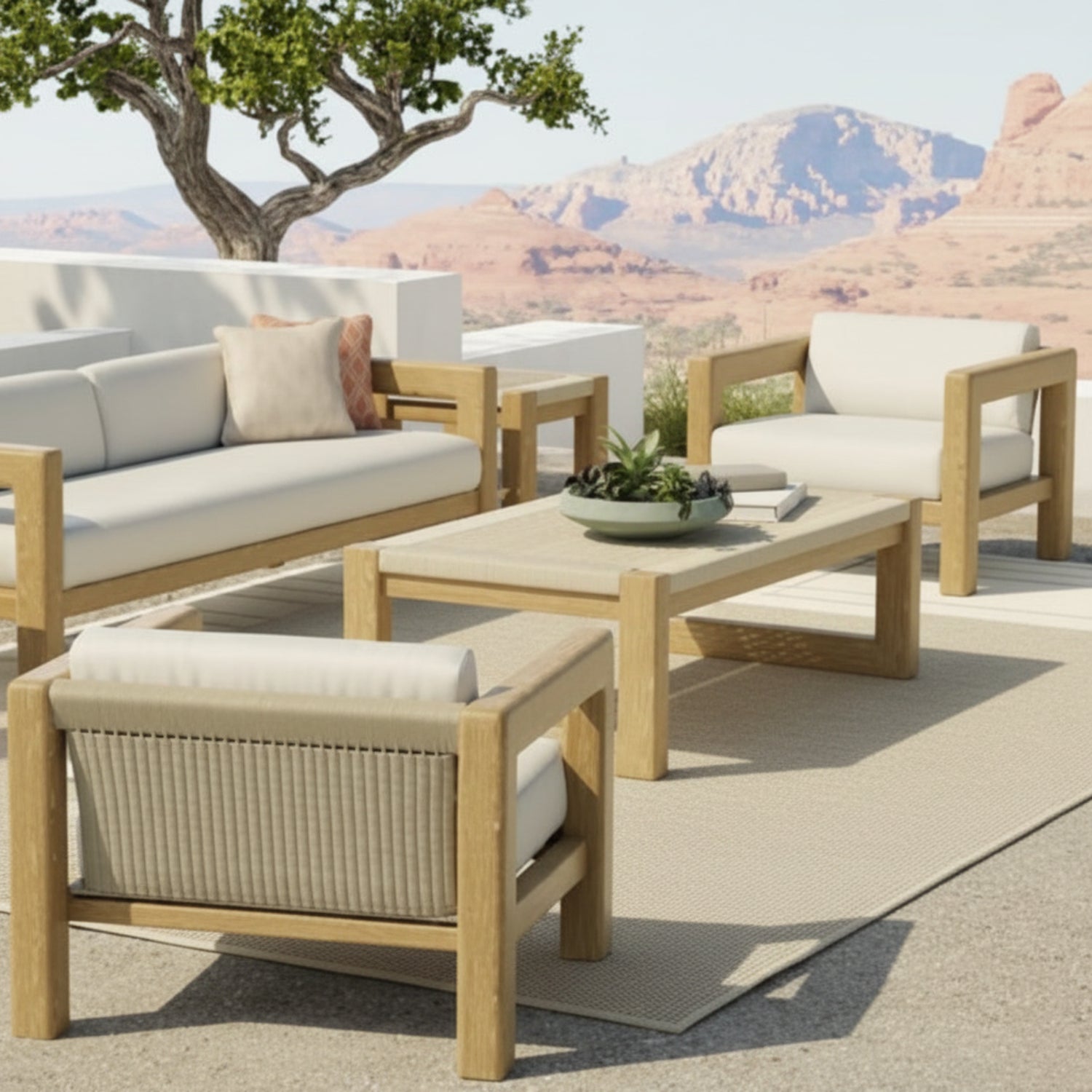 Sunset West Sedona Canvas Outdoor Club Chair