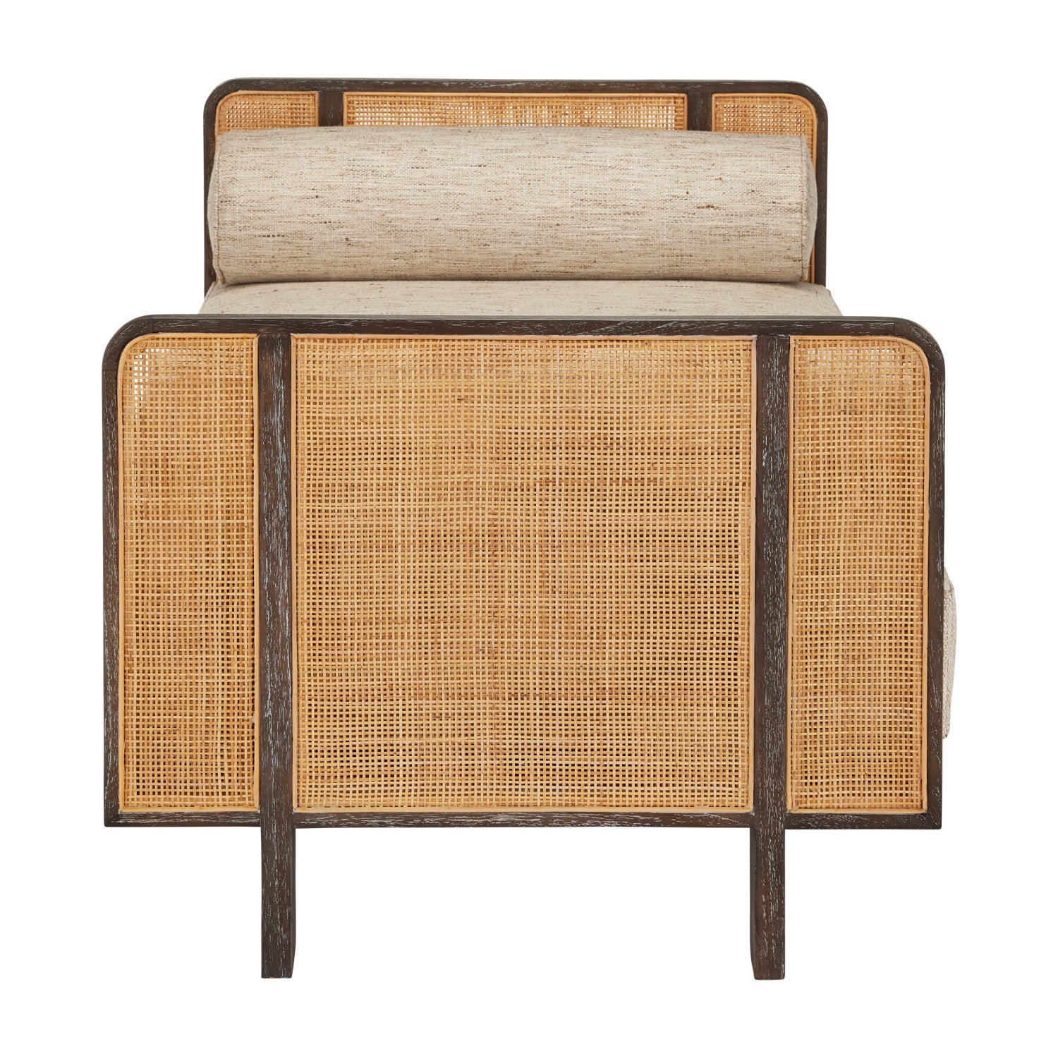 Currey & Co Celebes Calcutta Linen Settee