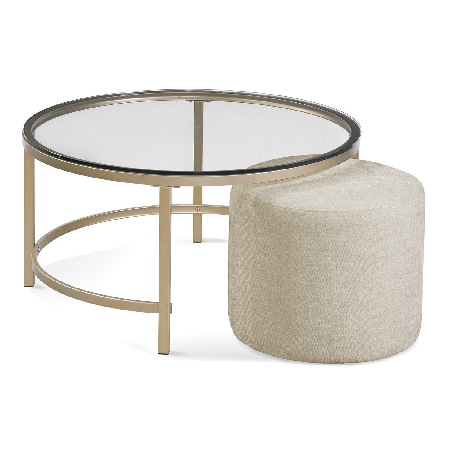 Bassett Mirror Anderson Round Cocktail Table
