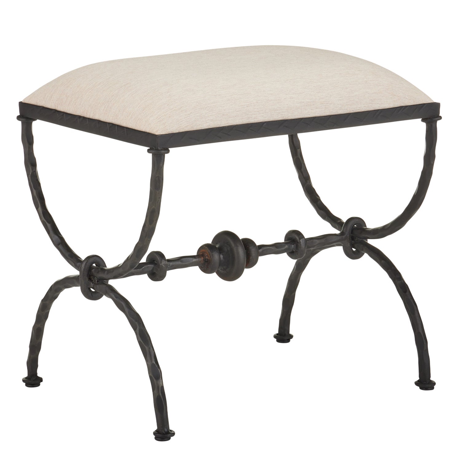 Currey & Co Agora Sparks Givry Ottoman