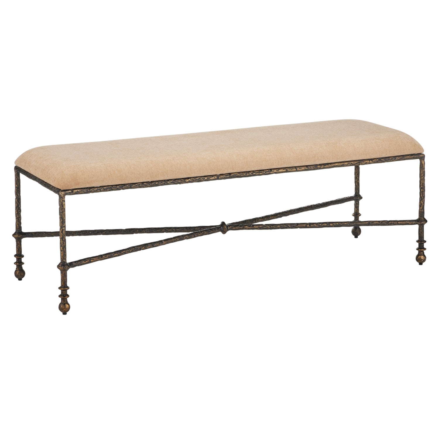 Currey & Co Fuso Fizz Champagne Bench