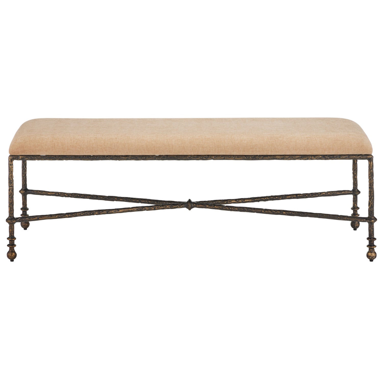 Currey & Co Fuso Fizz Champagne Bench