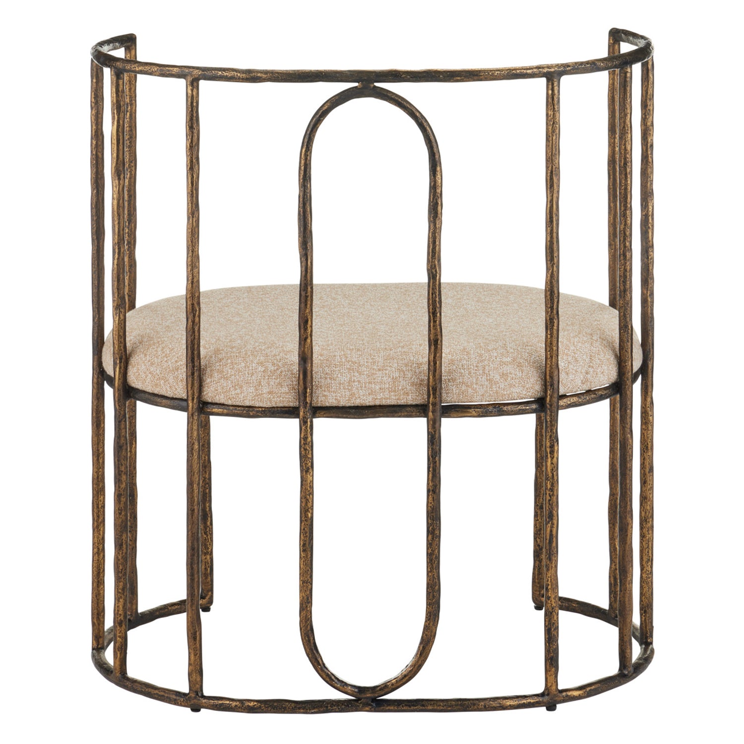 Currey & Co Euclid Boucle Seashell Chair