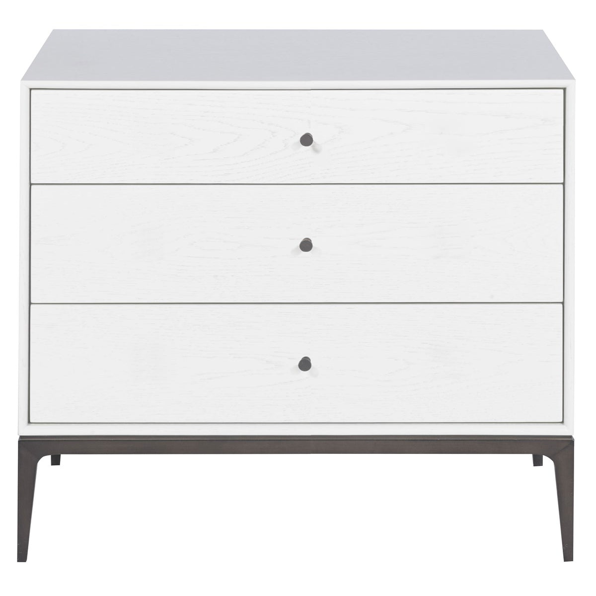 Vanguard Furniture Essence Pure White with Heirloom Bronze Nightstand
