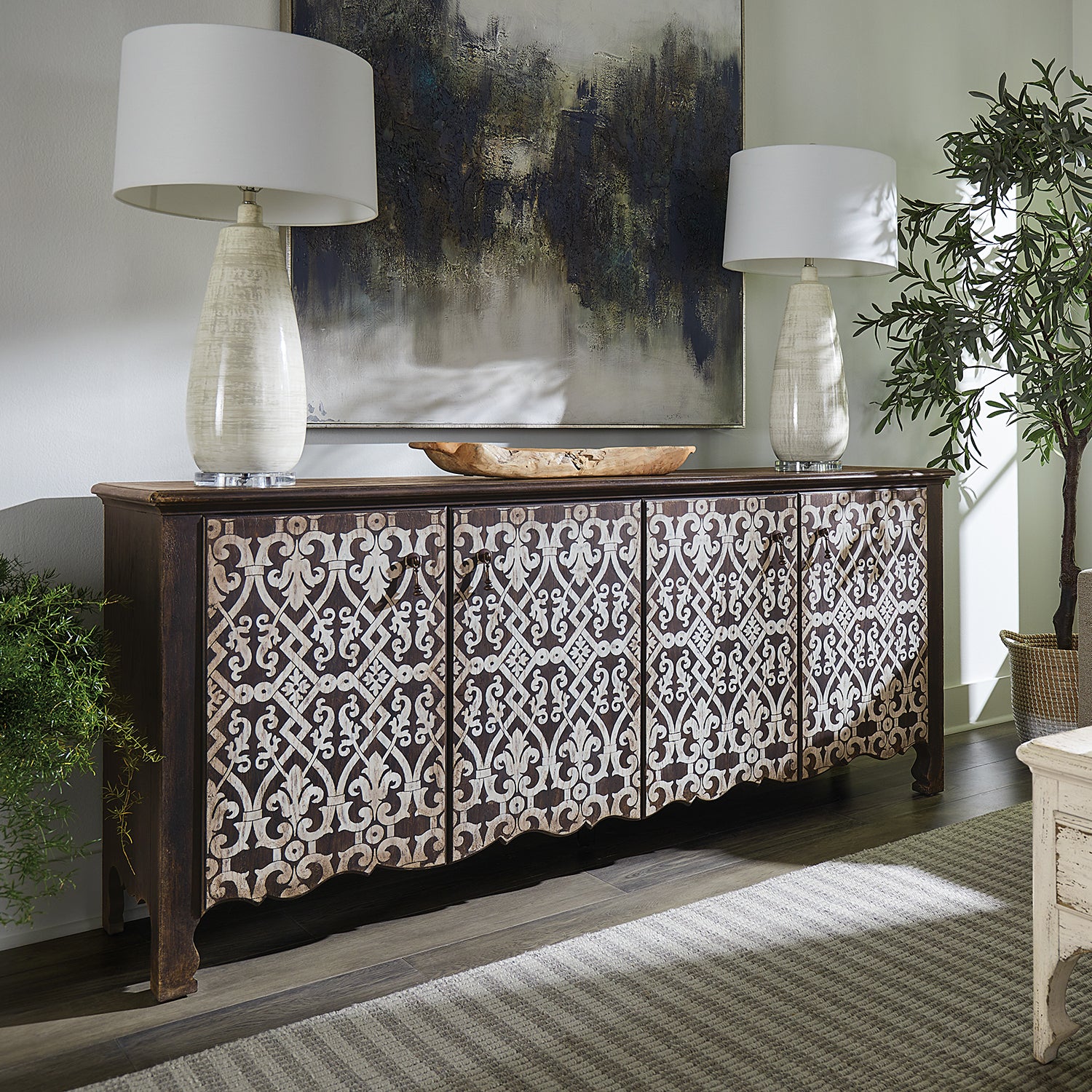 Hooker Furniture Americana Molasses Entertainment Credenza