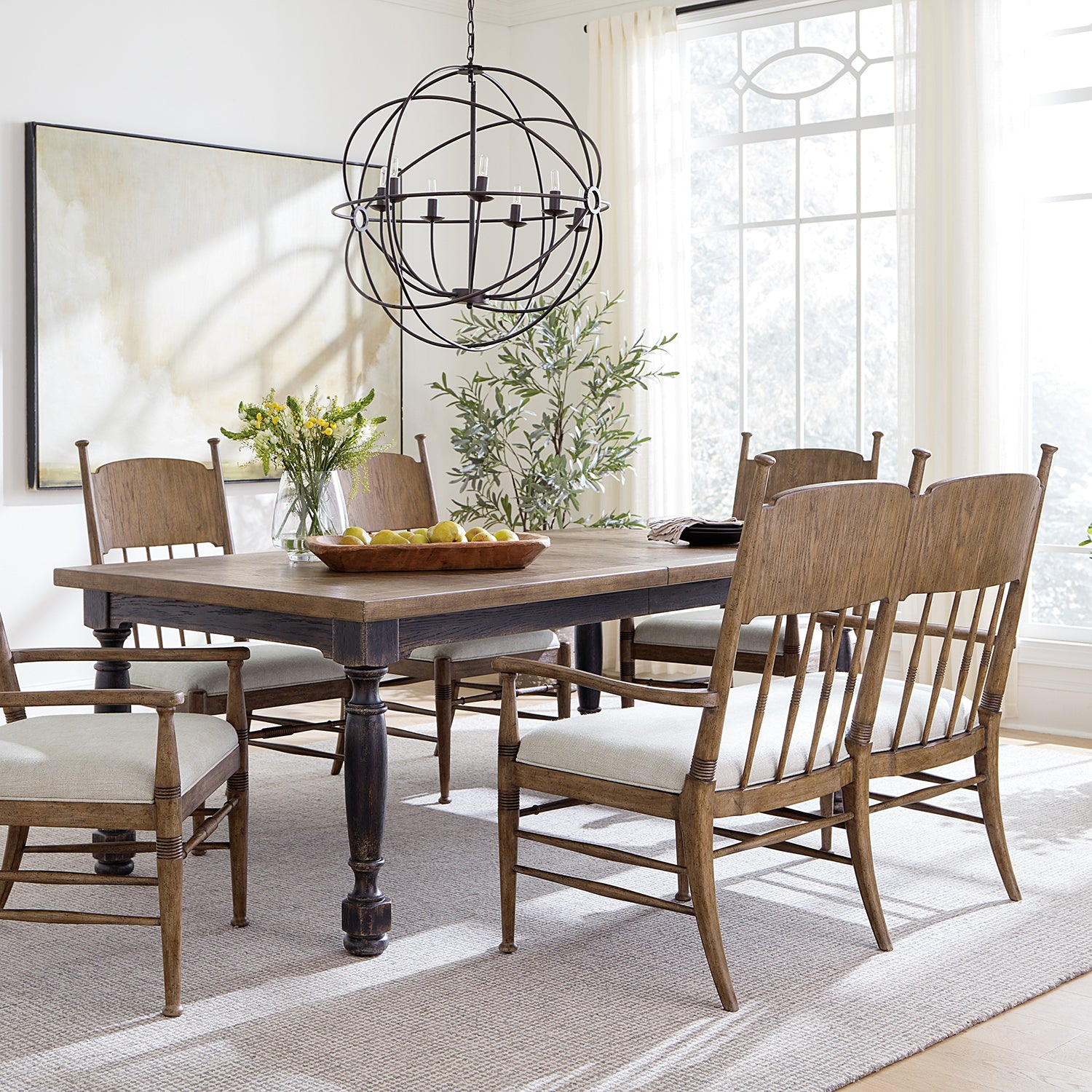 Hooker Furniture Americana Dining Bench