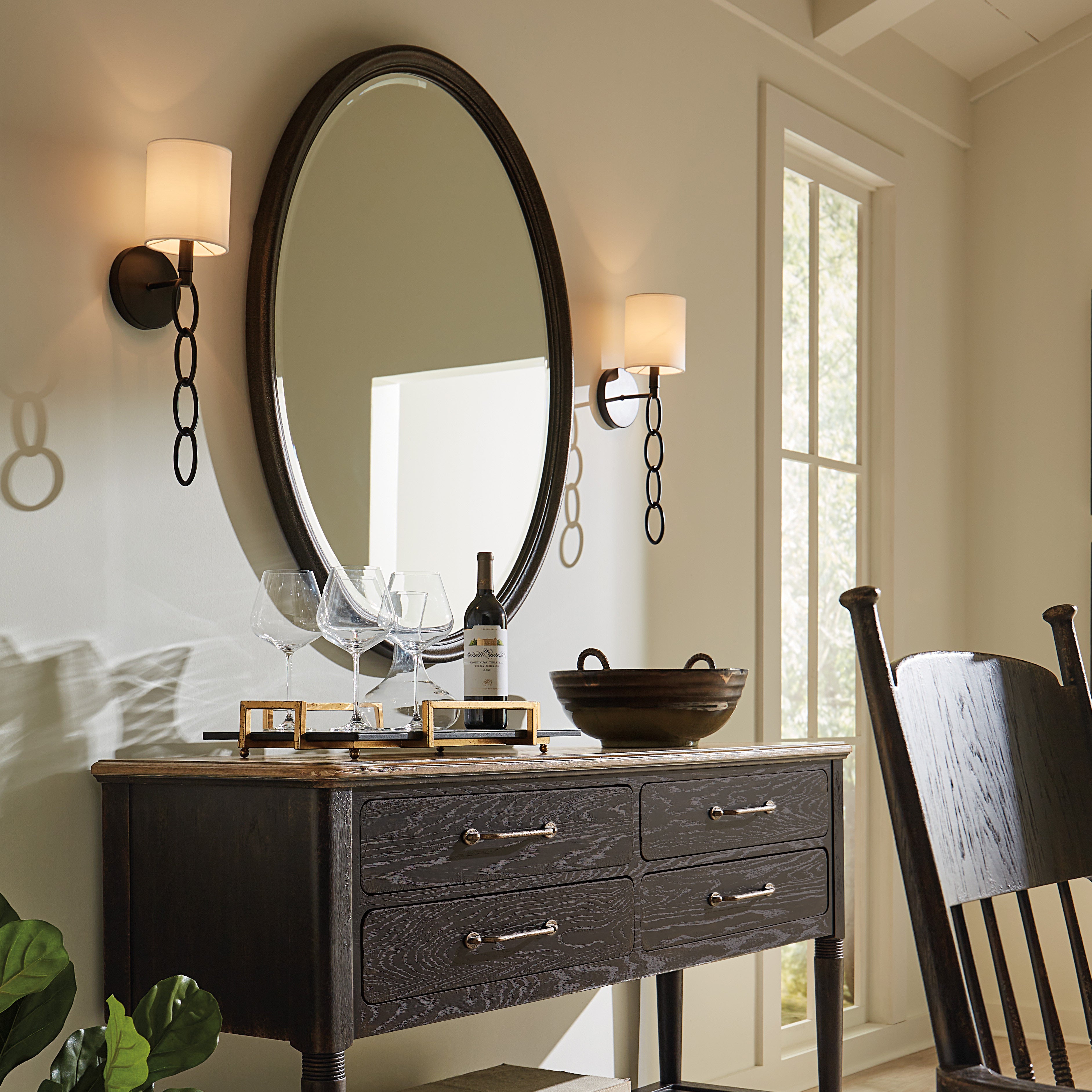 Hooker Furniture Americana Oval Mirror