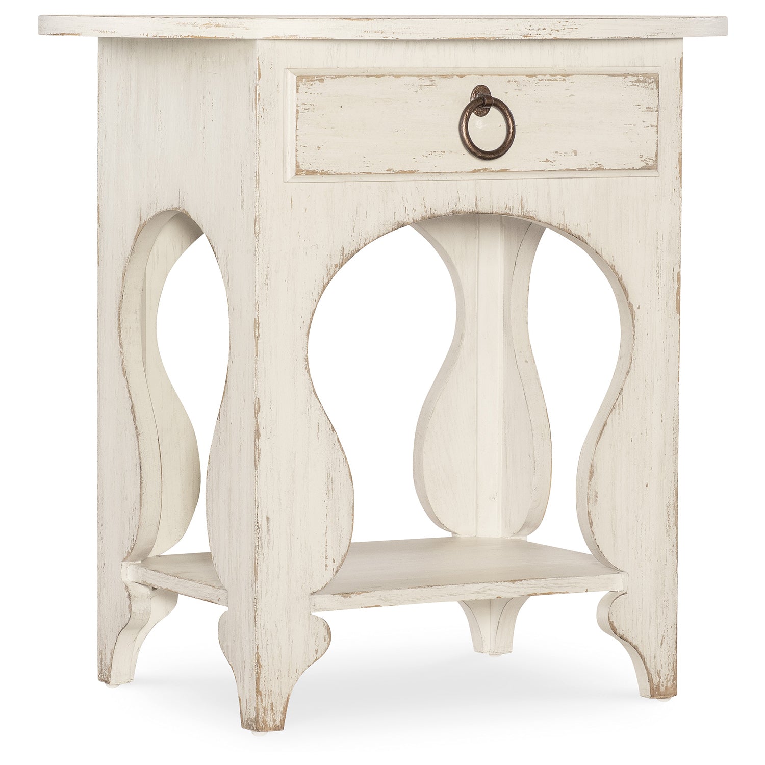 Hooker Furniture Americana One-Drawer Oval Nightstand