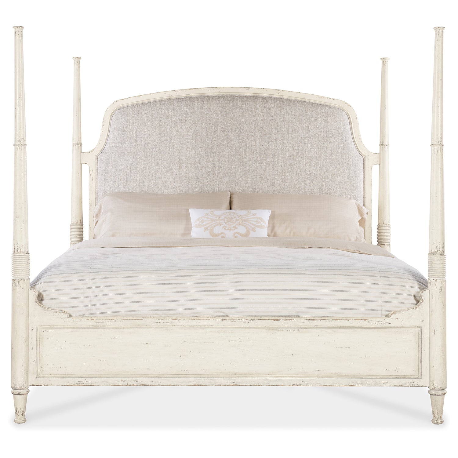 Hooker Furniture Americana Upholstered Poster Bed