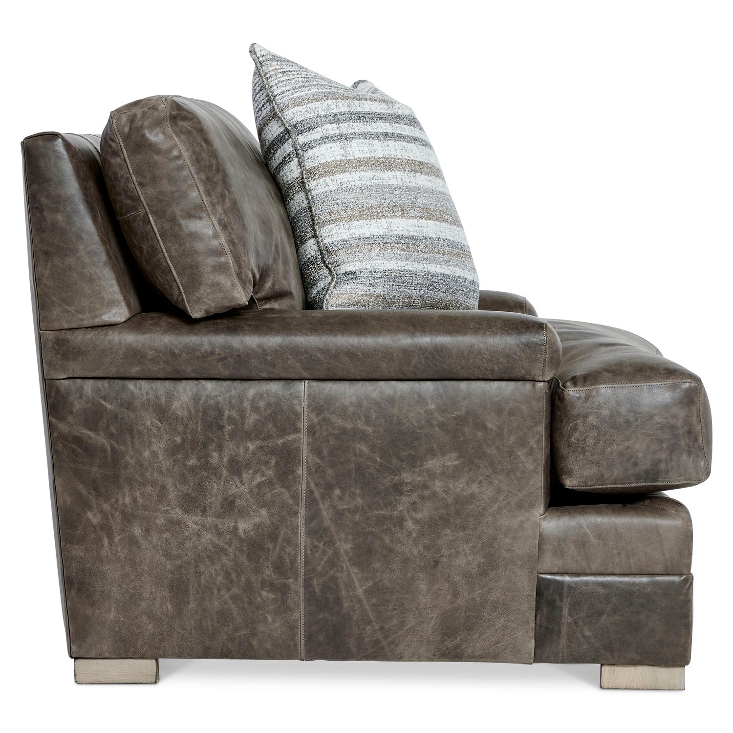 Bernhardt Living Burnham Leather Chair