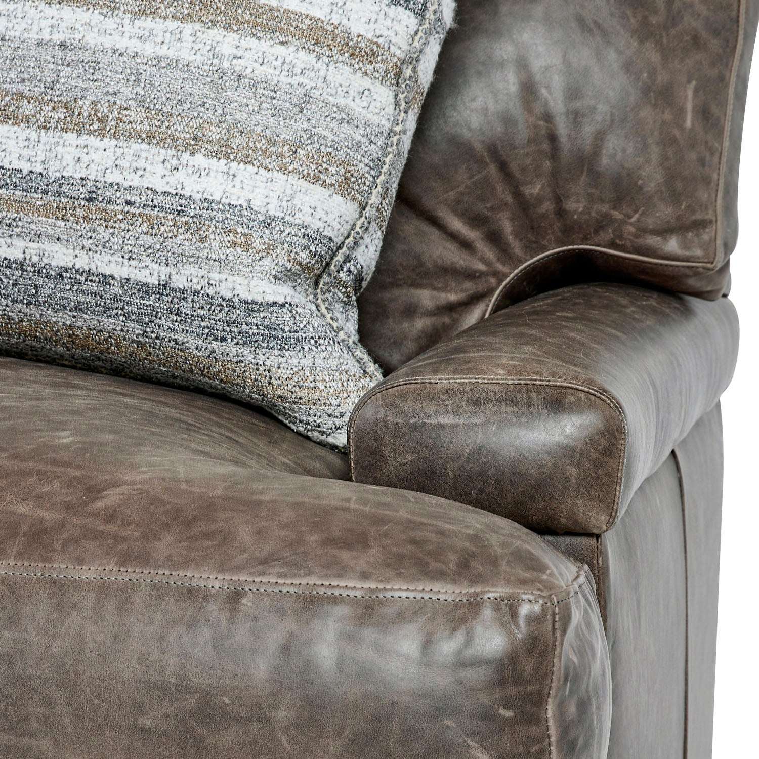 Bernhardt Living Burnham Leather Chair