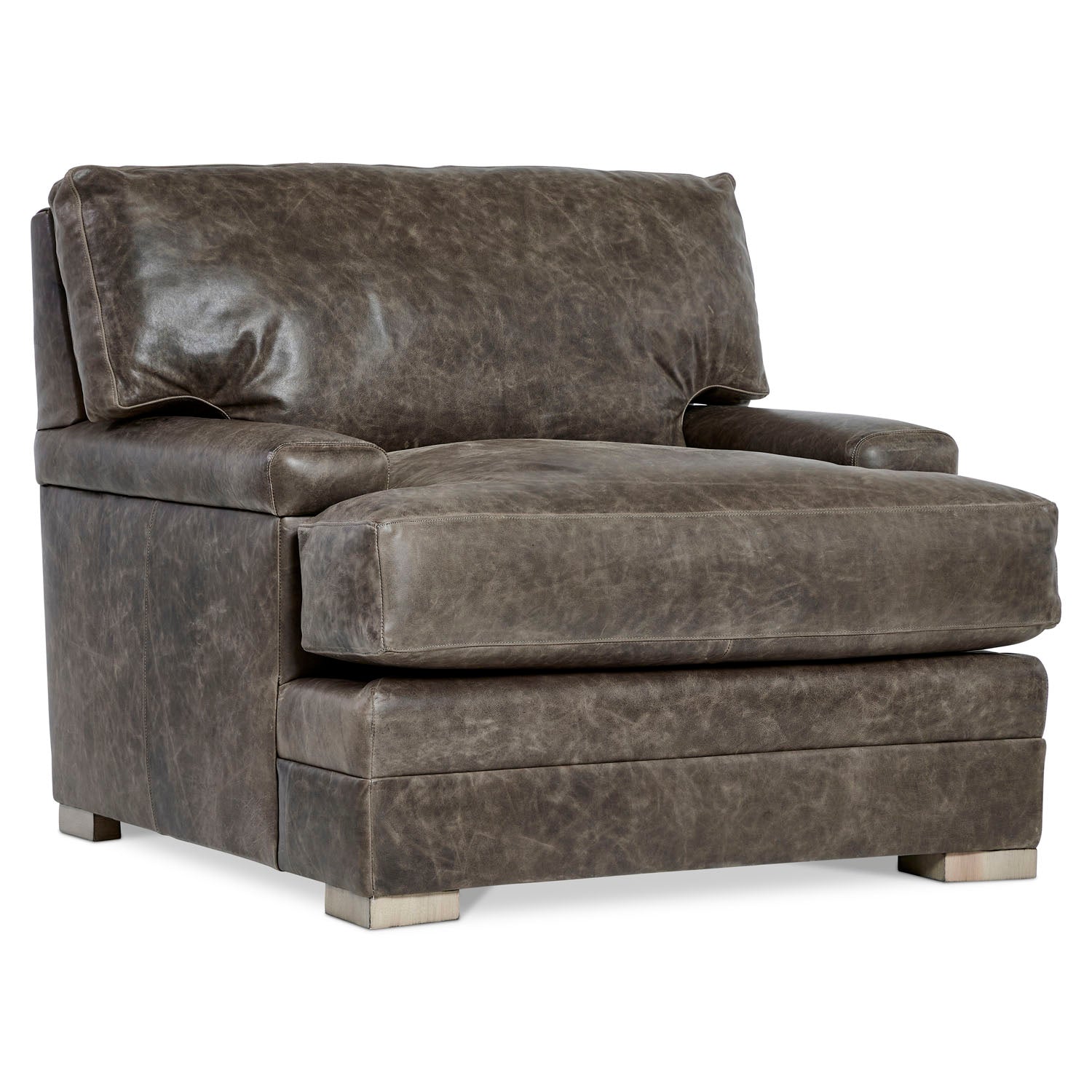 Bernhardt Living Burnham Leather Chair