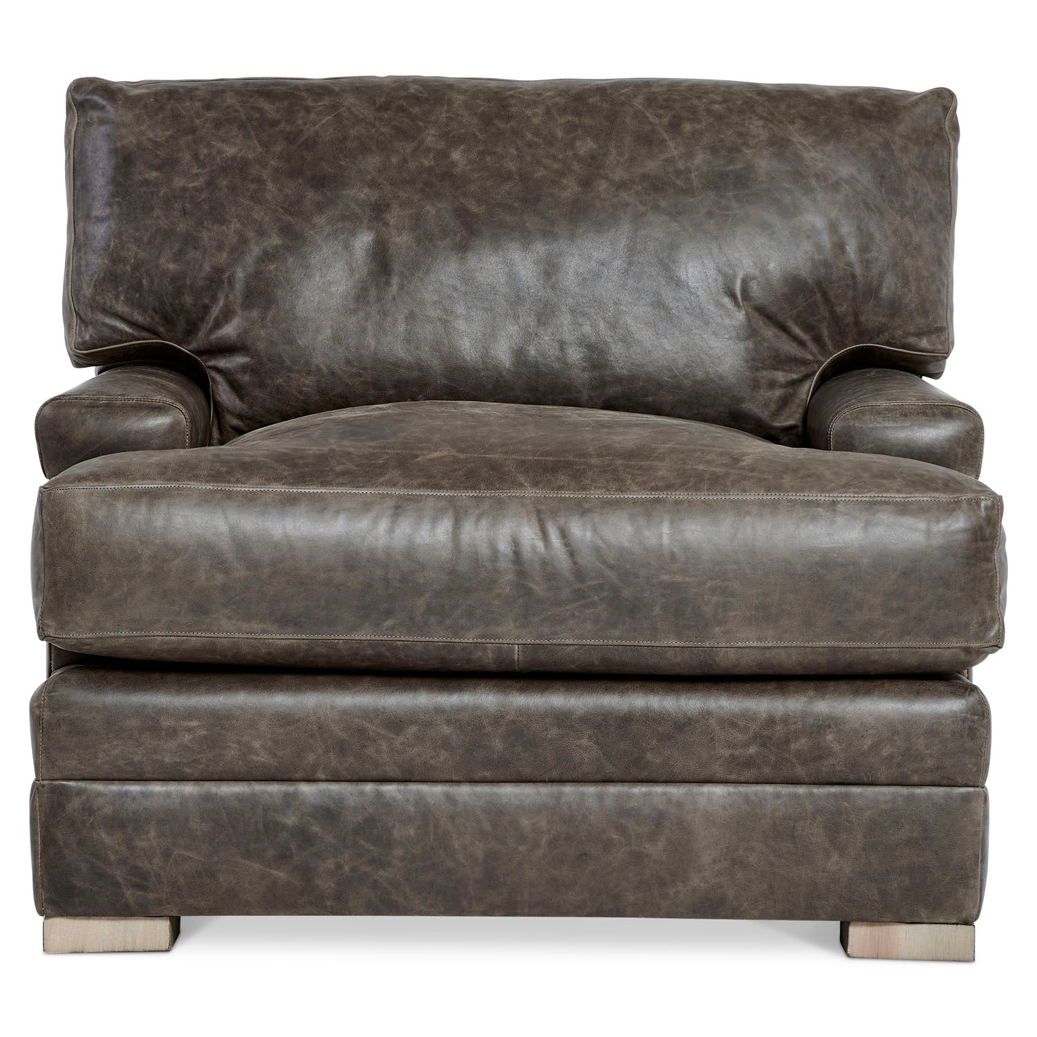 Bernhardt Living Burnham Leather Chair