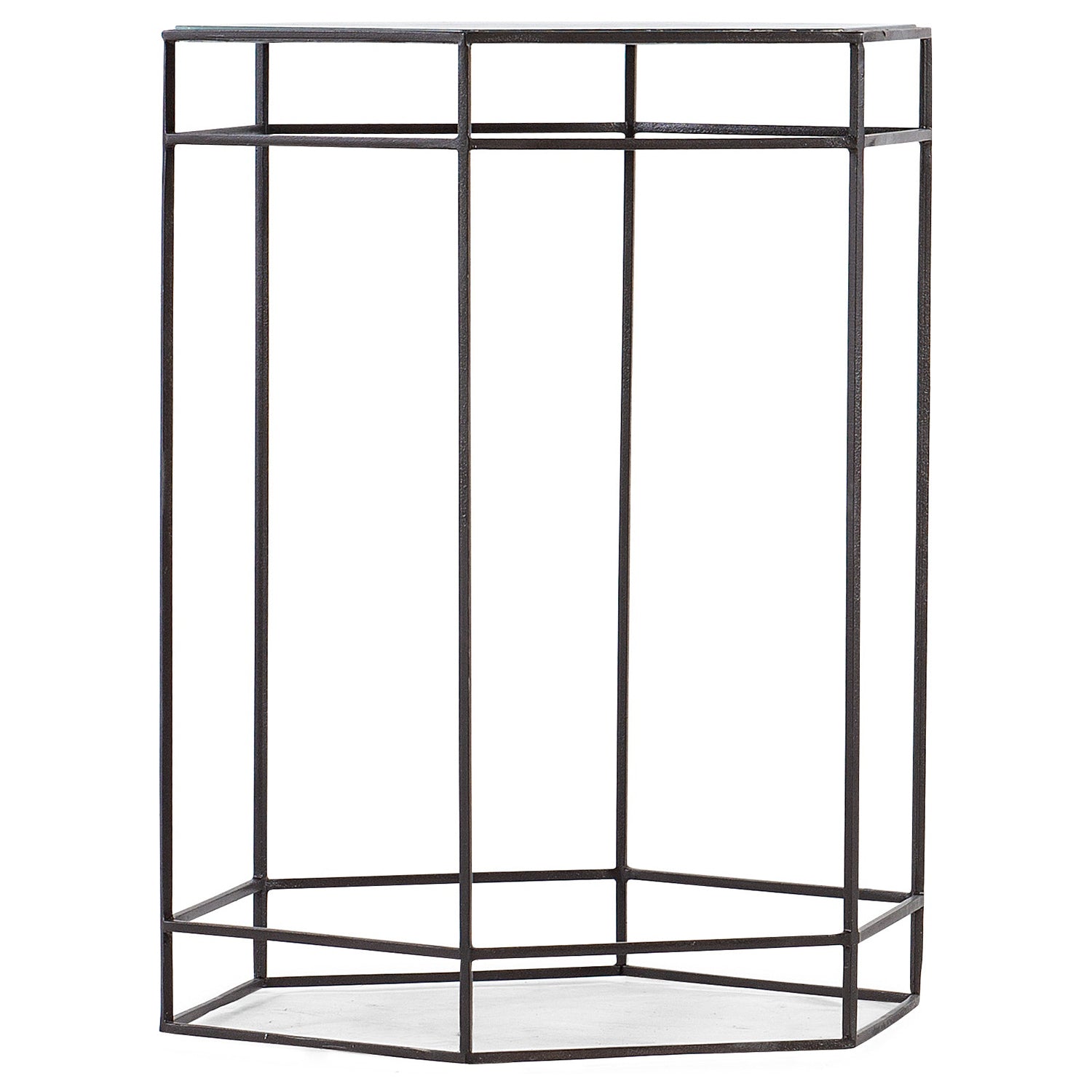 Hooker Furniture Commerce & Market Glass Accent Table Set of 2