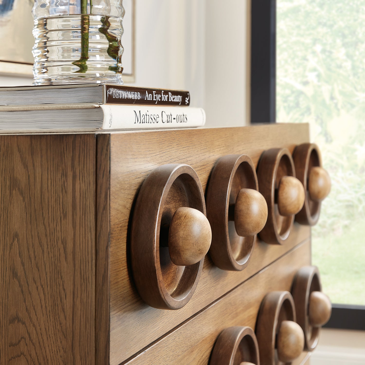 Hooker Furniture Commerce and Market Knobby 3-Drawer Accent Chest