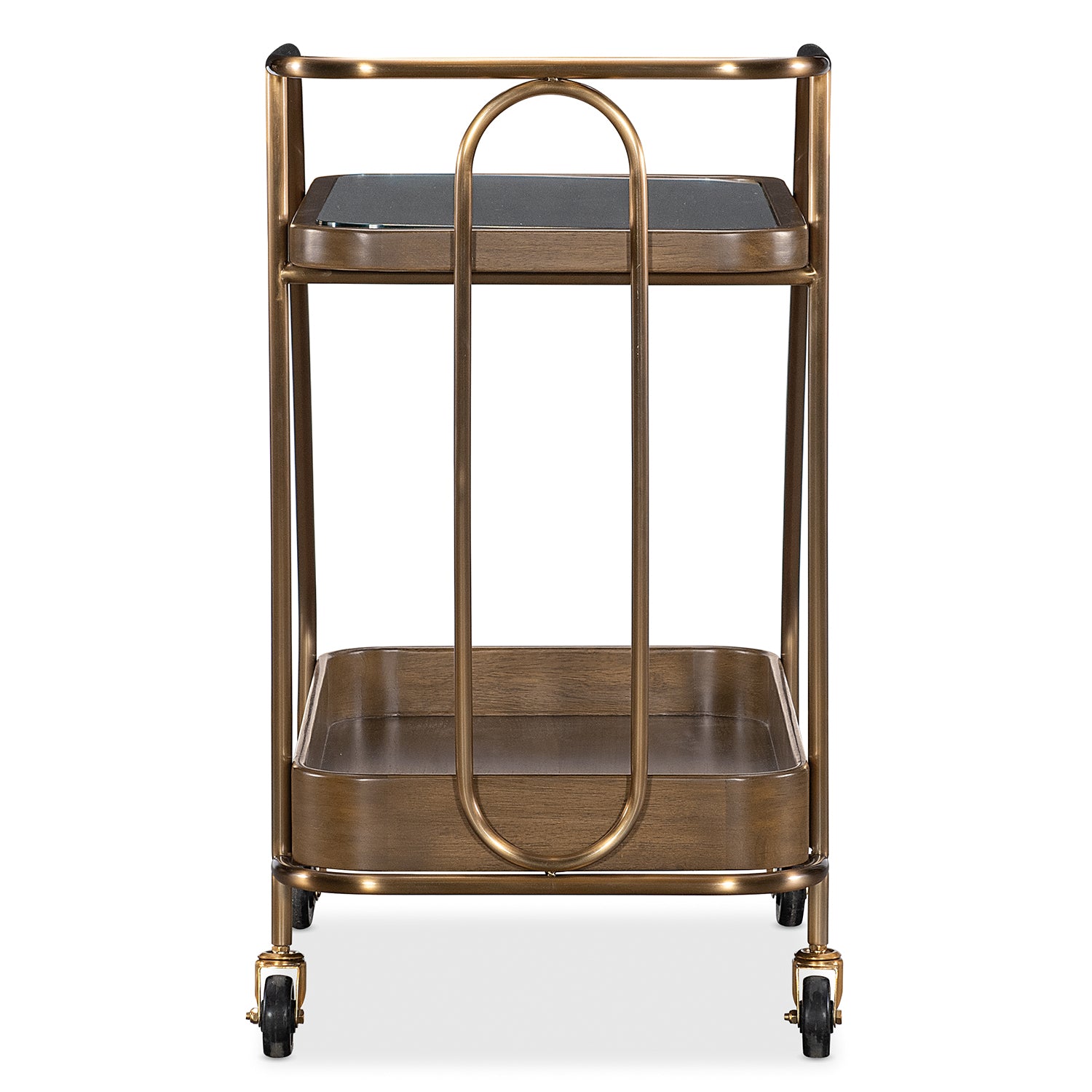 Hooker Furniture Commerce and Market Walnut Wine and Bar Cart