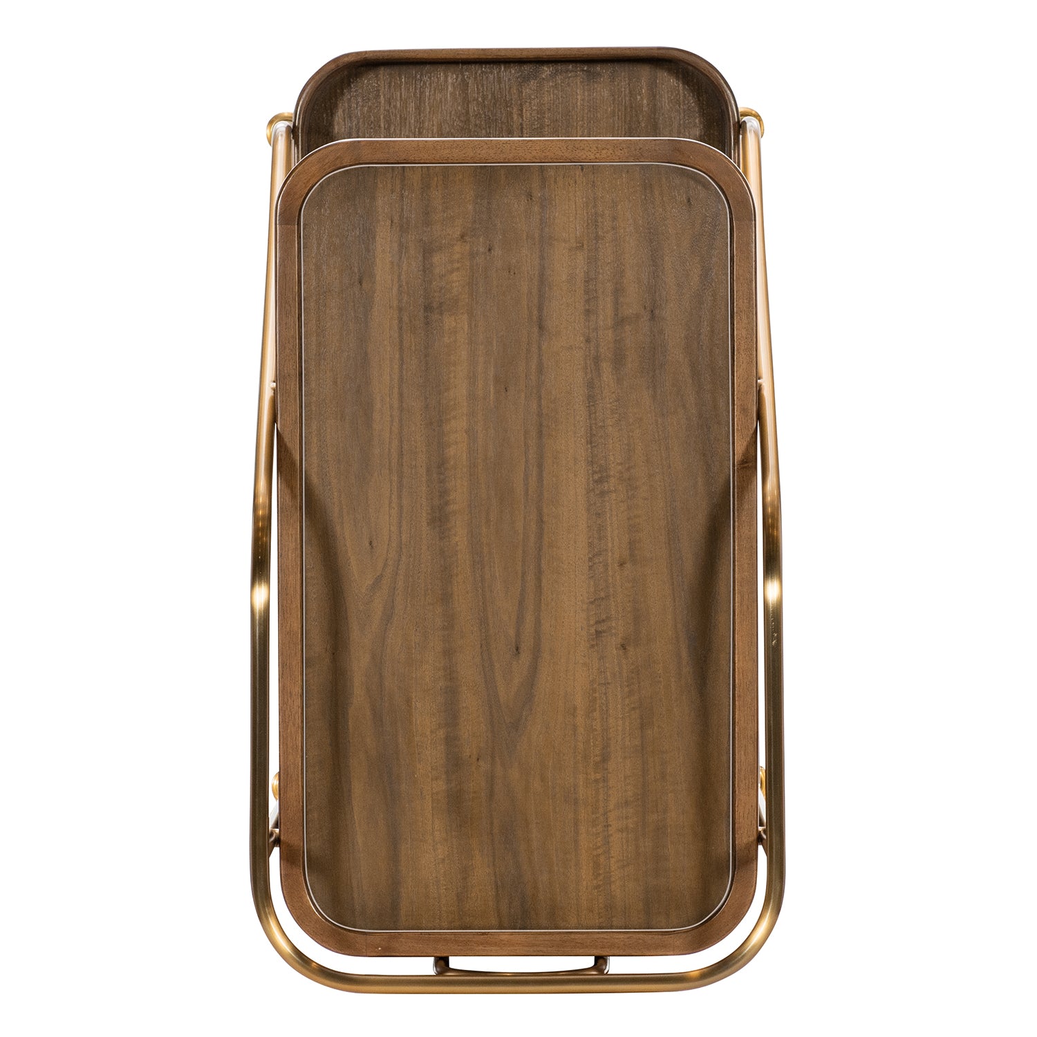 Hooker Furniture Commerce and Market Walnut Wine and Bar Cart