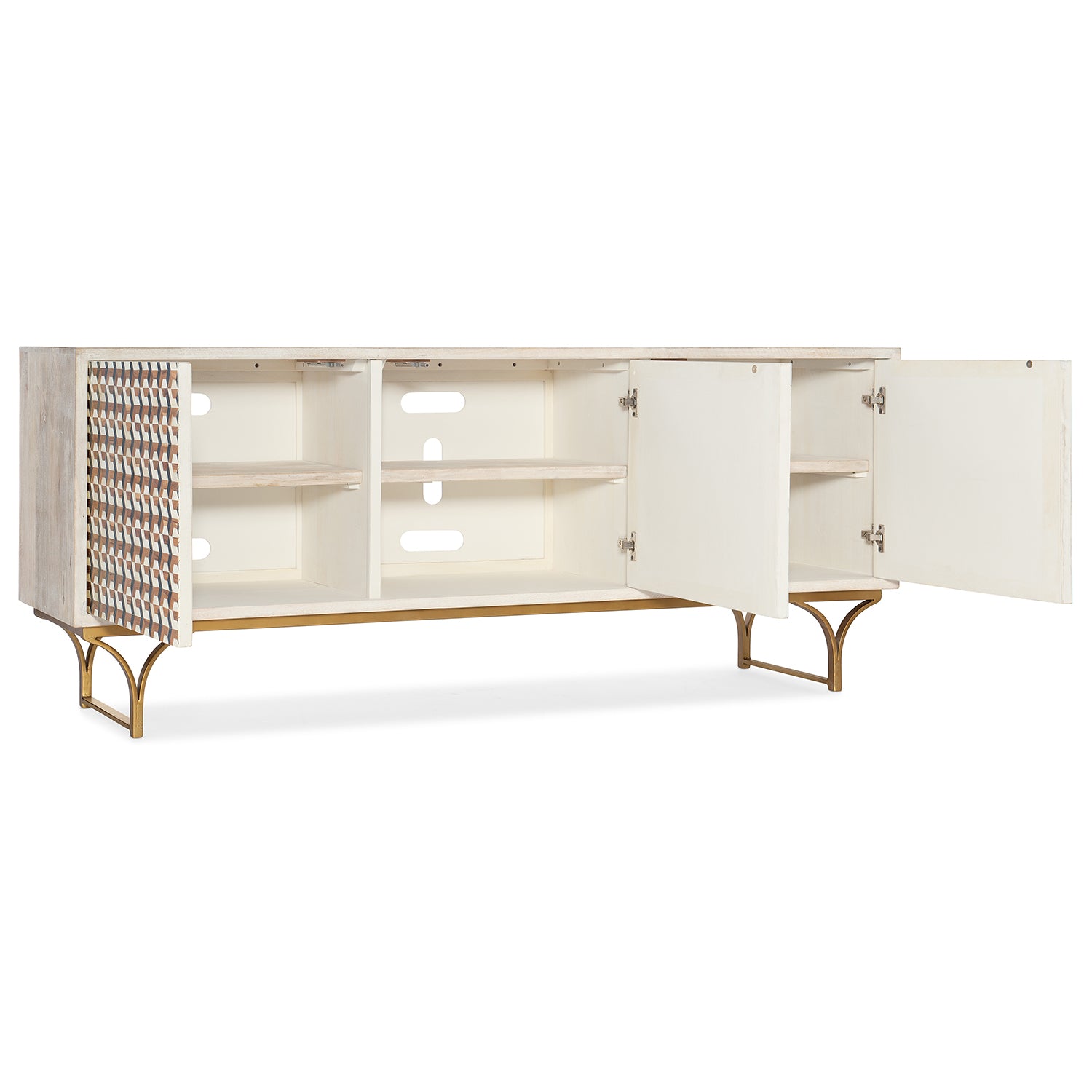 Hooker Furniture Commerce & Market Jaiden Three Door Credenza