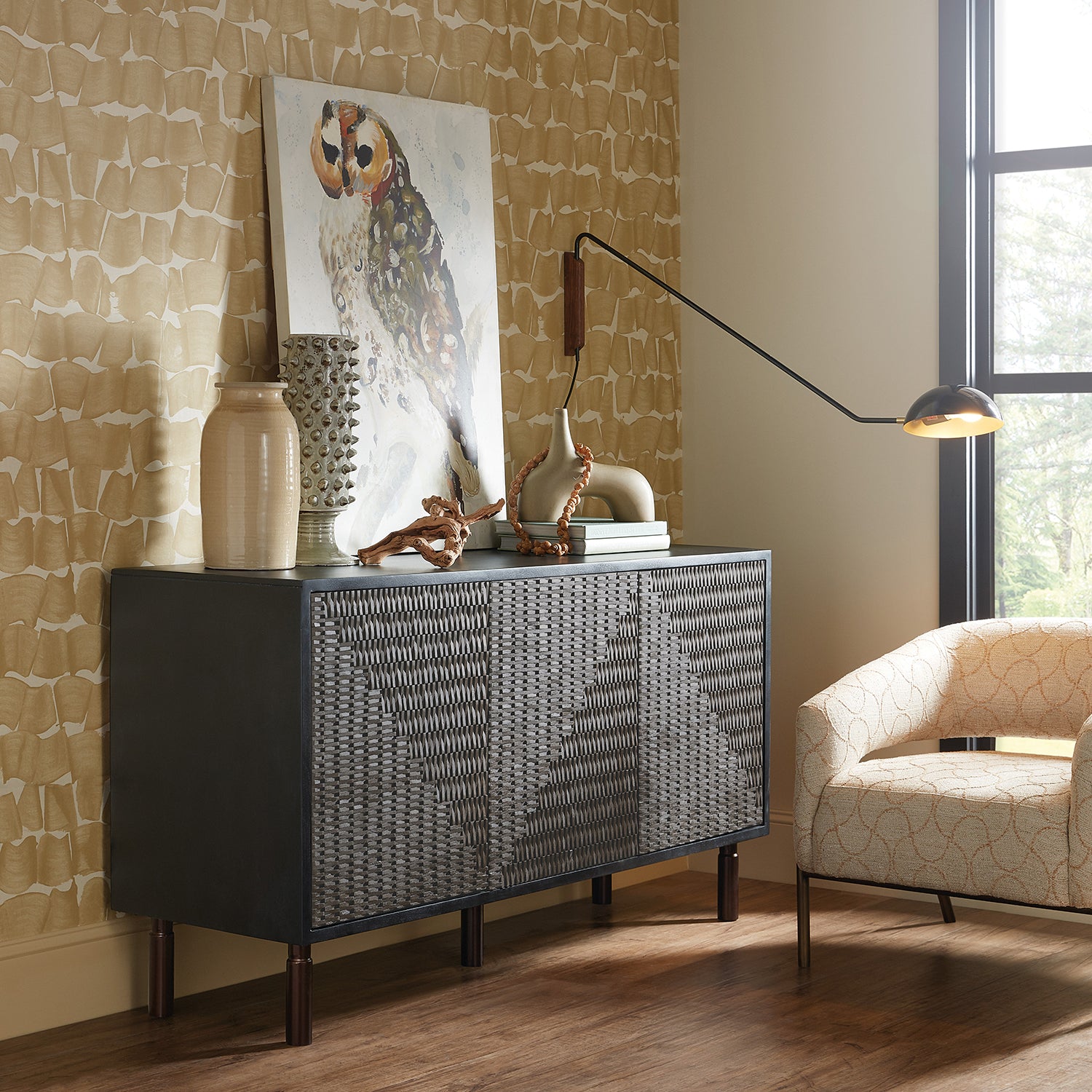 Hooker Furniture Commerce and Market Jachar Entertainment Credenza