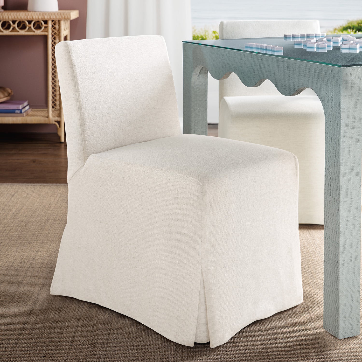 Hooker Furniture Commerce and Market Ren Nomad Snow Dining Chair Set of 2