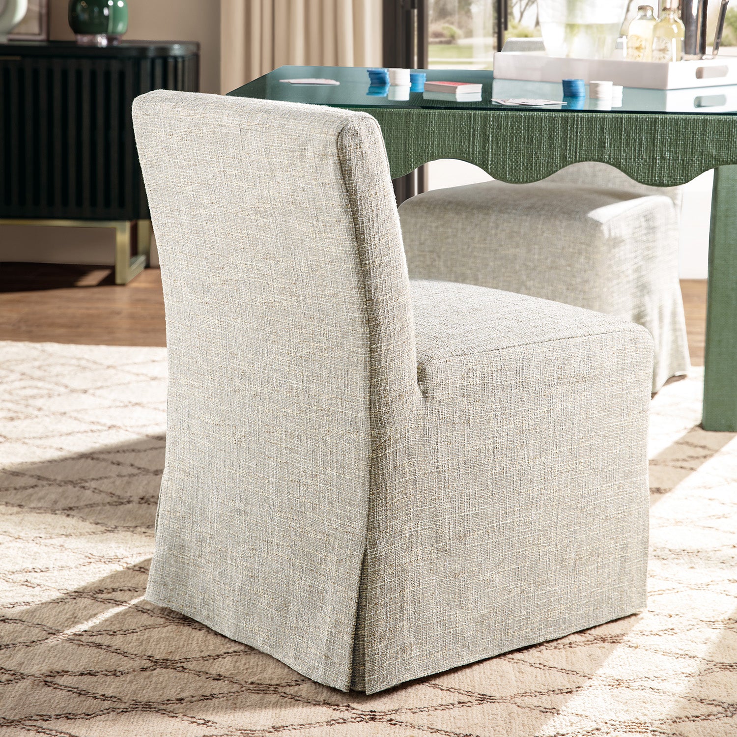 Hooker Furniture Commerce and Market Ren Moritz Oyster Dining Chair Set of 2