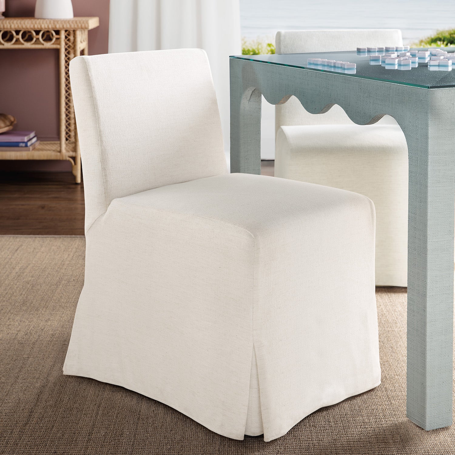 Hooker Furniture Commerce and Market Naomi Blue Game Table