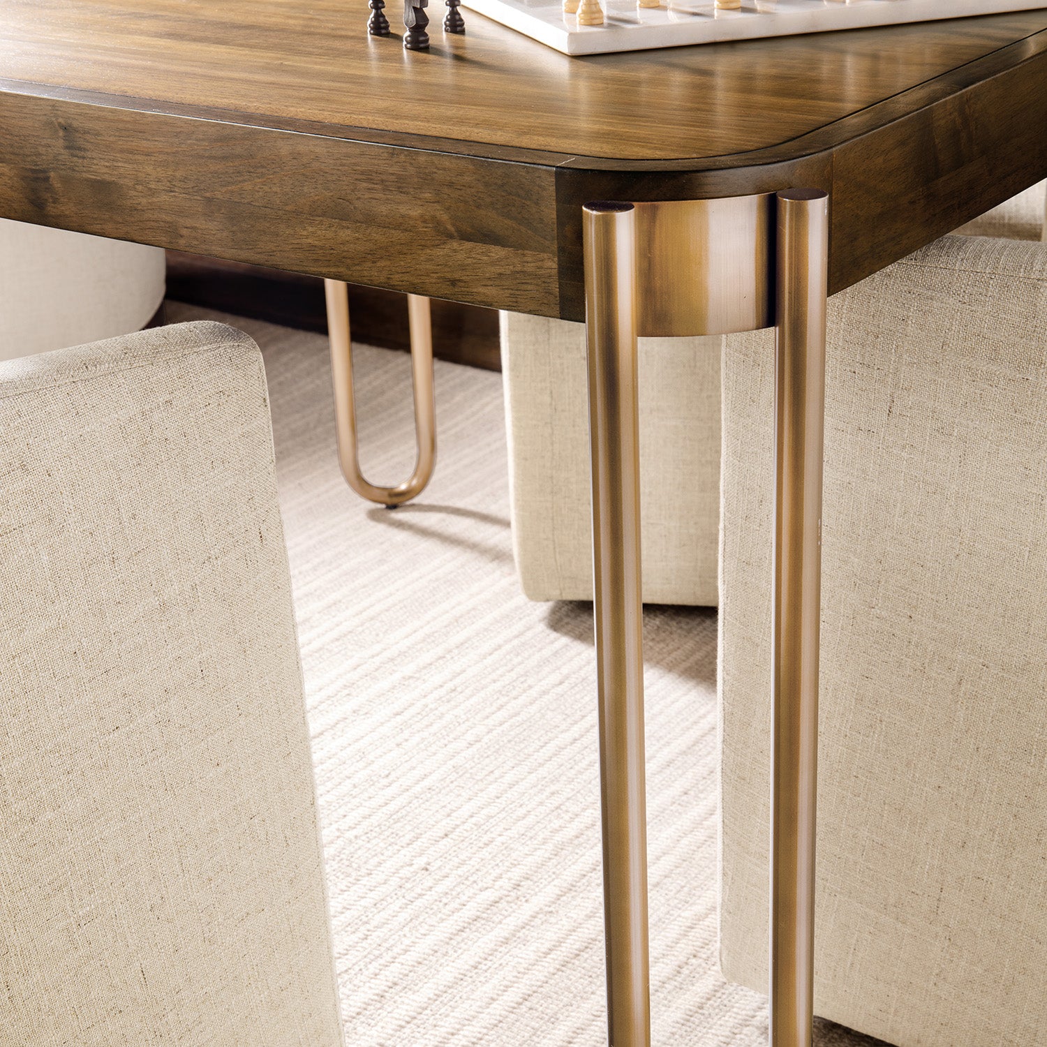 Hooker Furniture Commerce and Market Walnut and Dine Dining Table