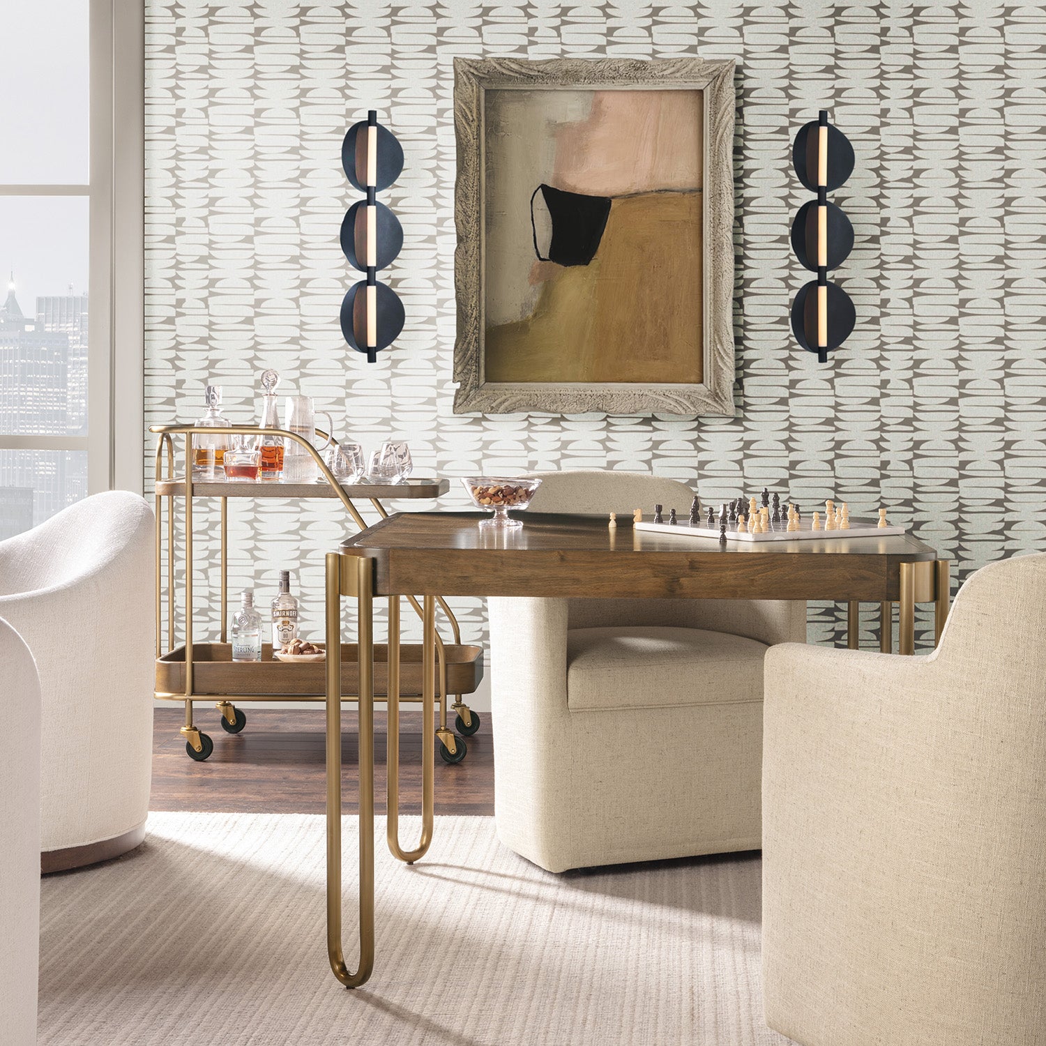 Hooker Furniture Commerce and Market Walnut and Dine Dining Table