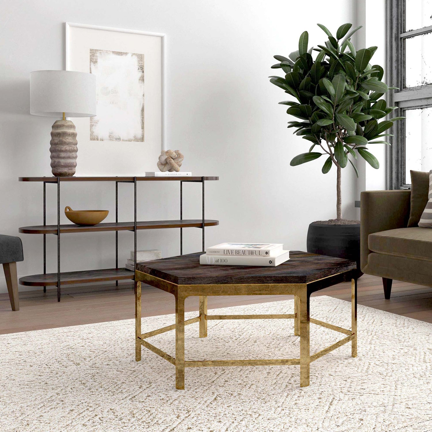 Hooker Furniture Commerce & Market Octavius Cocktail Table Set of 2